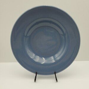 Syracuse China Blue Individual Pasta Bowl Wide Rimmed Denim Blue 12" Pasta Dish
